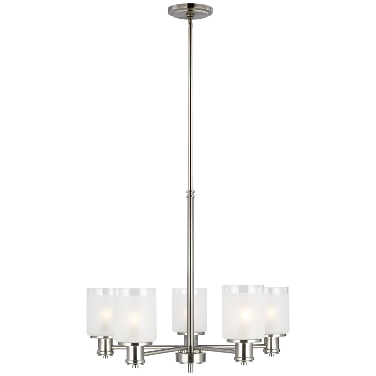 Sea Gull Lighting Norwood 5-Light Chandelier with Bulb