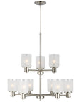 Sea Gull Lighting Norwood 9-Light Chandelier without Bulb