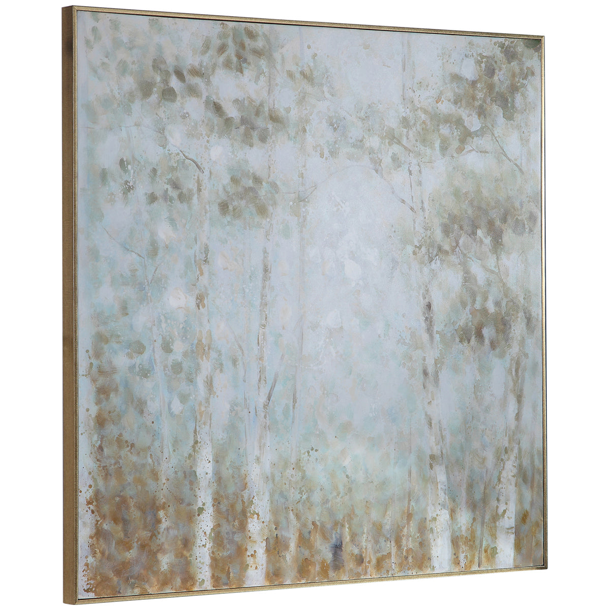 Uttermost Cotton Woods Hand Painted Canvas Art