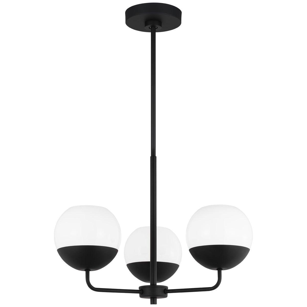 Sea Gull Lighting Alvin 3-Light Chandelier without Bulb