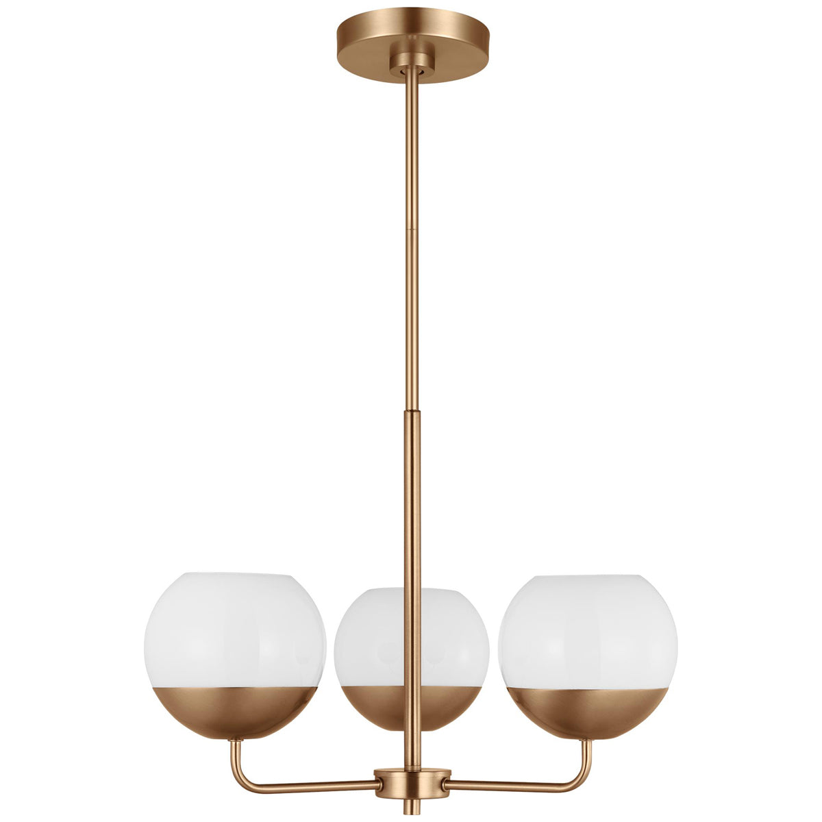 Sea Gull Lighting Alvin 3-Light Chandelier without Bulb