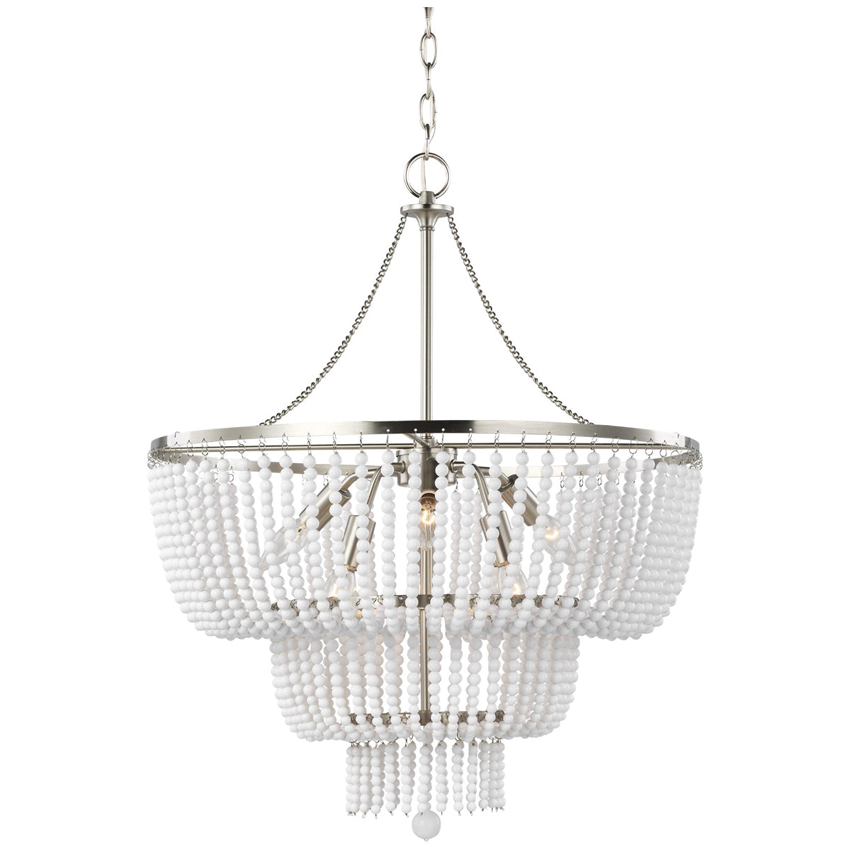 Sea Gull Lighting Jackie 6-Light Chandelier with Bulb