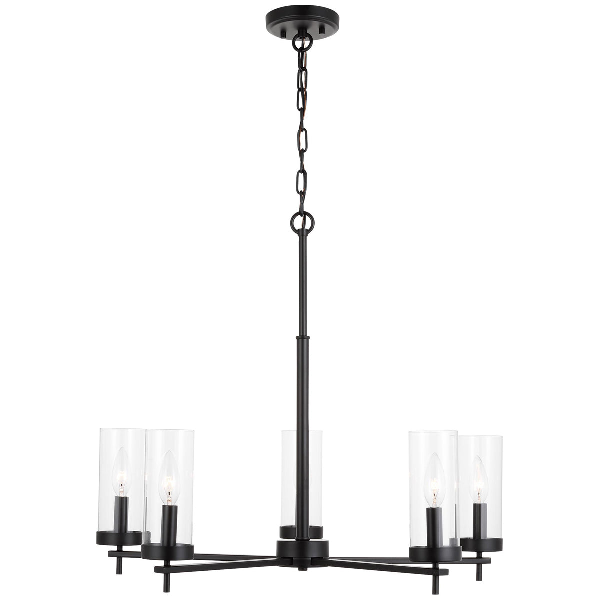 Sea Gull Lighting Zire 5-Light Chandelier with Bulb