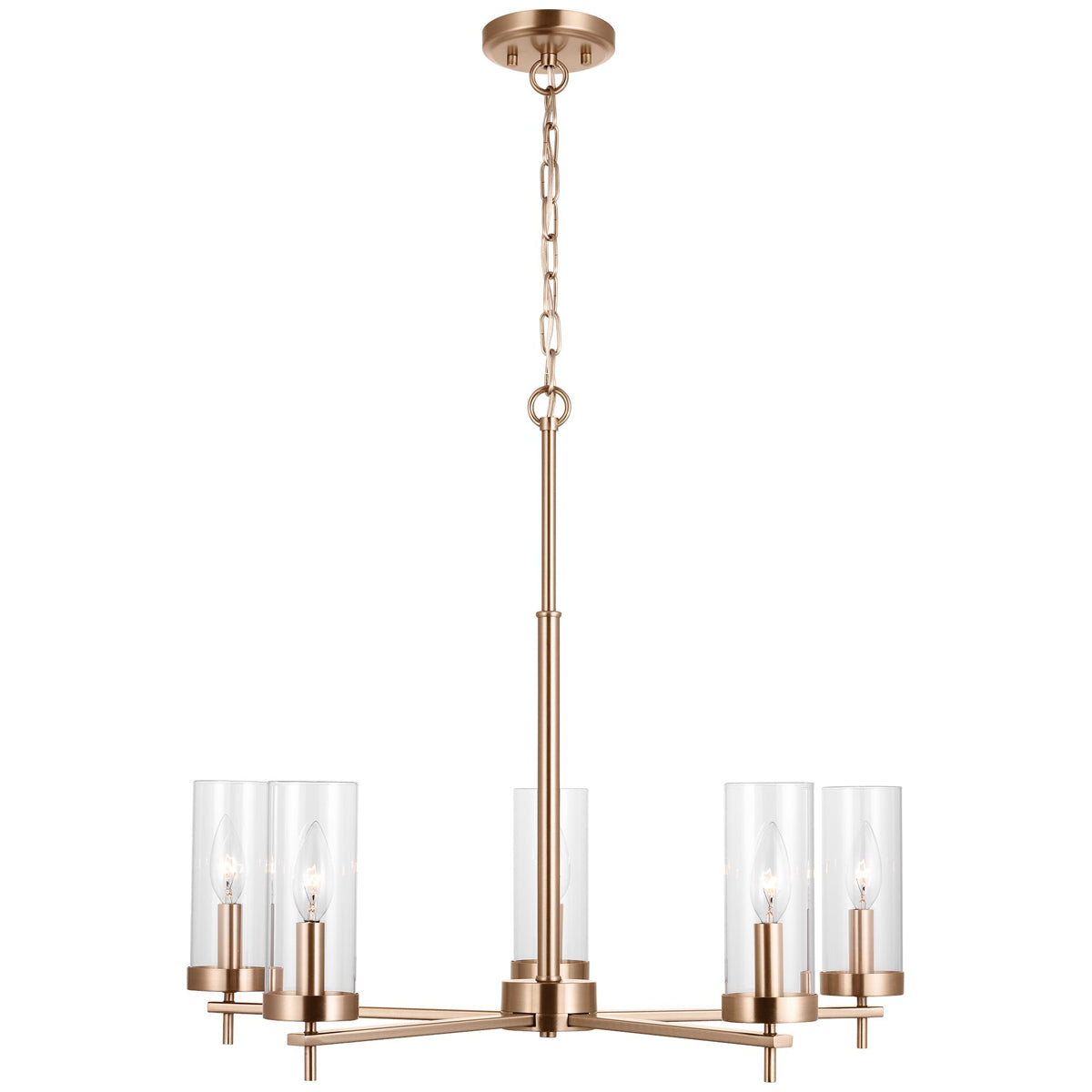 Sea Gull Lighting Zire 5-Light Chandelier with Bulb