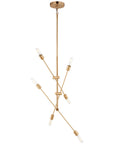 Sea Gull Lighting Axis 6-Light Chandelier without Bulb