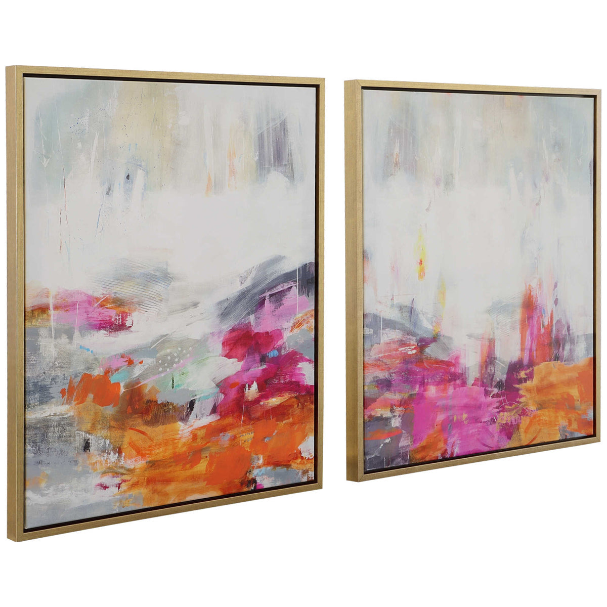 Uttermost Color Theory Framed Abstract Art, 2-Piece Set