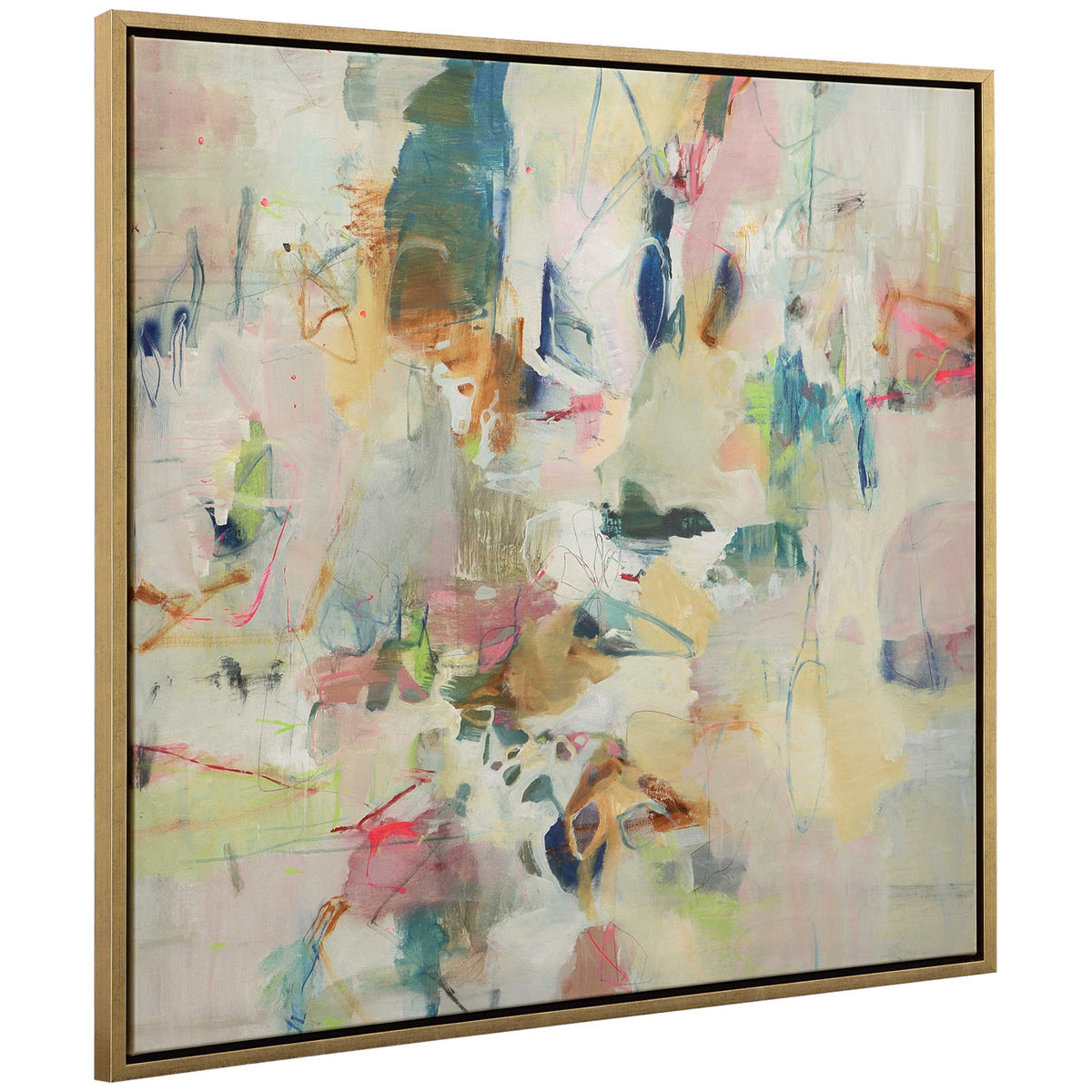 Uttermost Party Time Framed Abstract Art