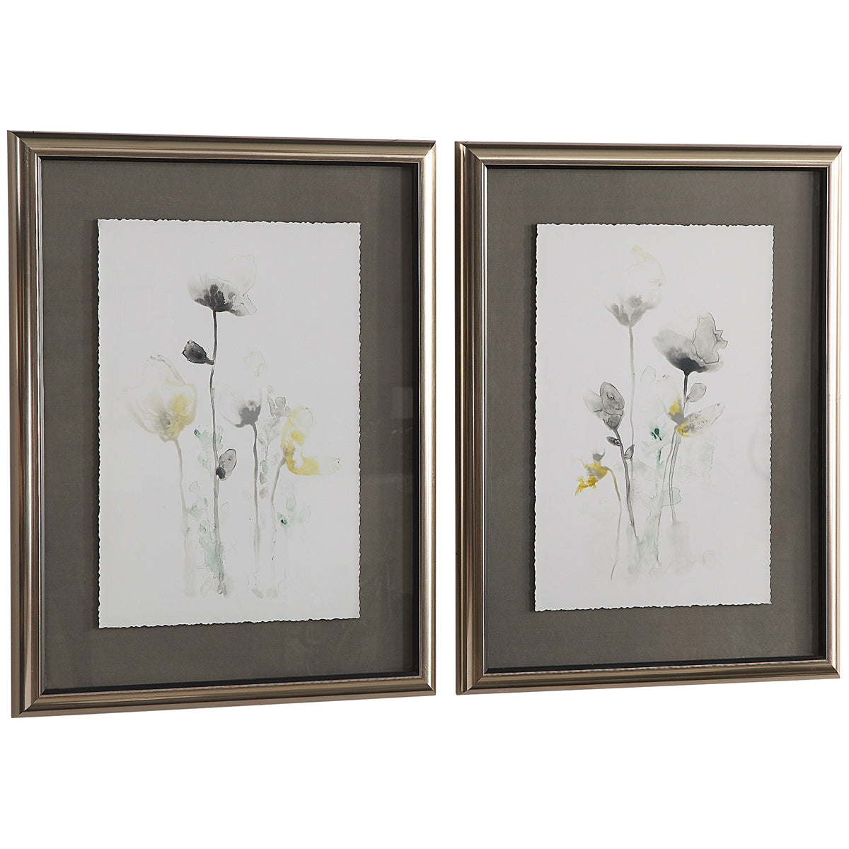 Uttermost Stem Illusion Floral Art, Set of 2