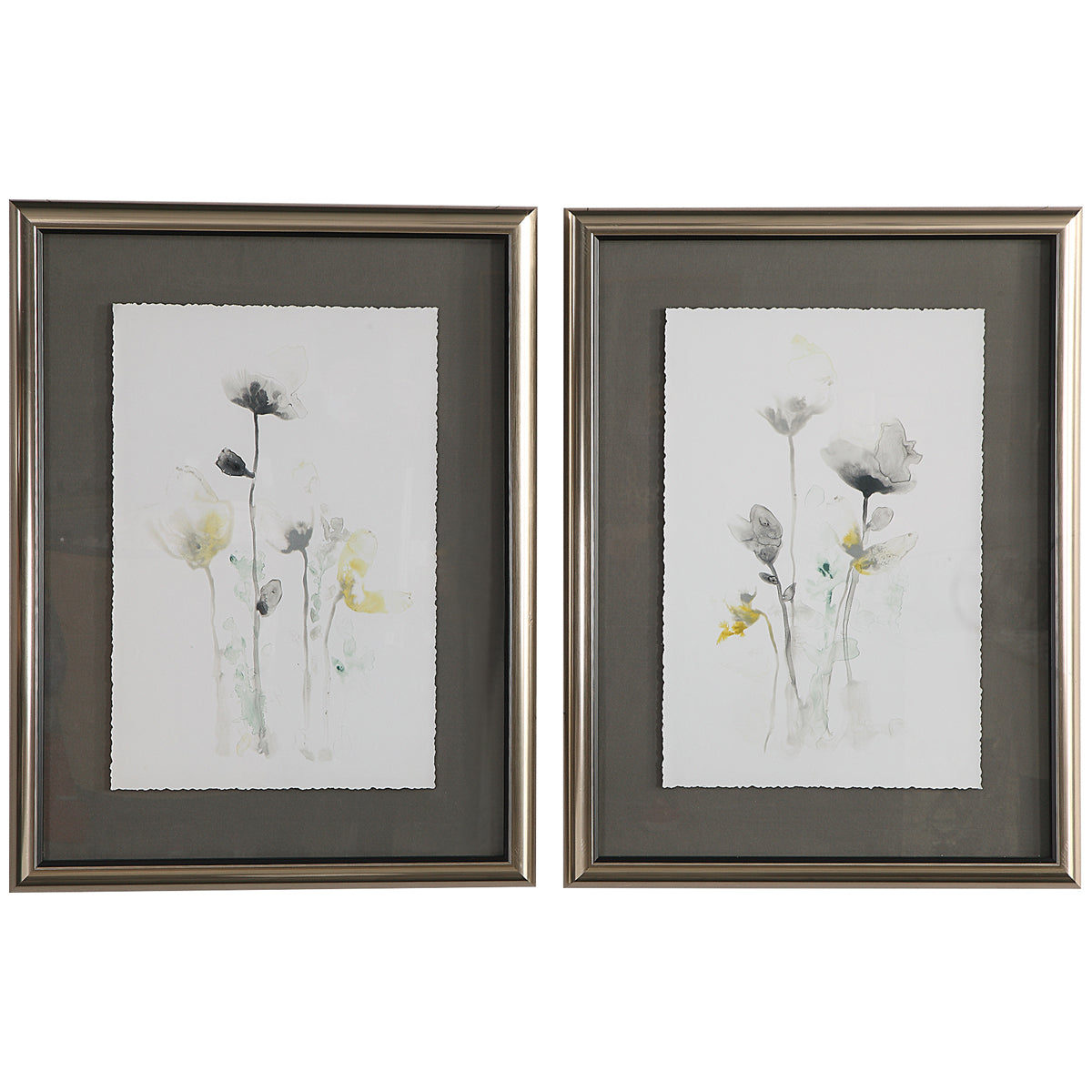 Uttermost Stem Illusion Floral Art, Set of 2