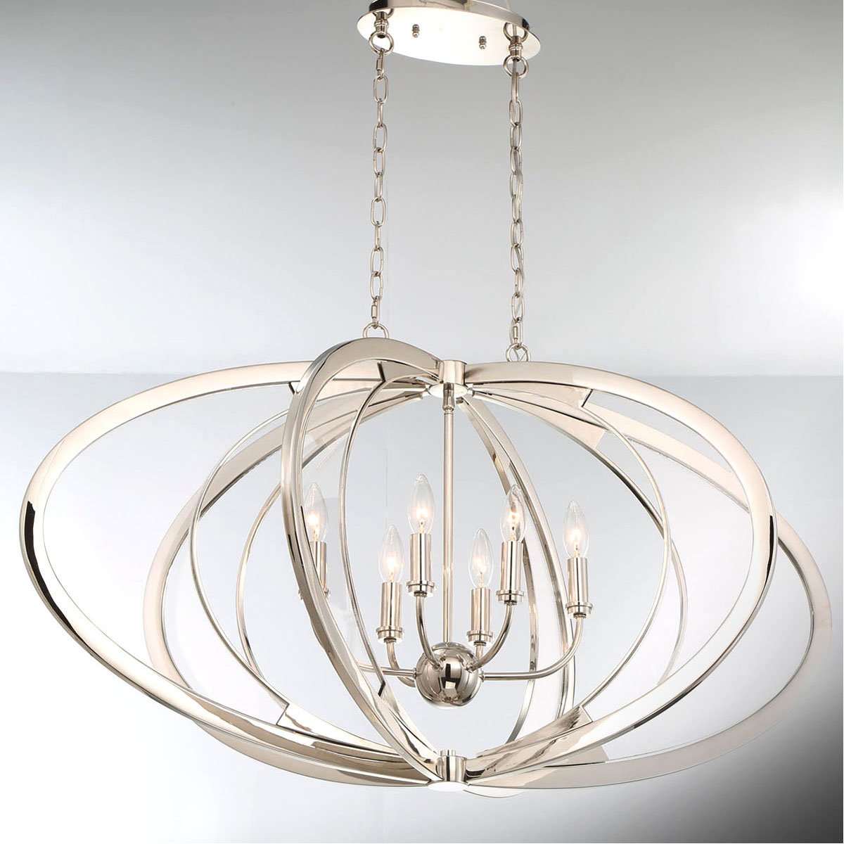 Eurofase Amherst 6-Light Oval Chandelier