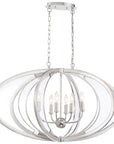 Eurofase Amherst 6-Light Oval Chandelier