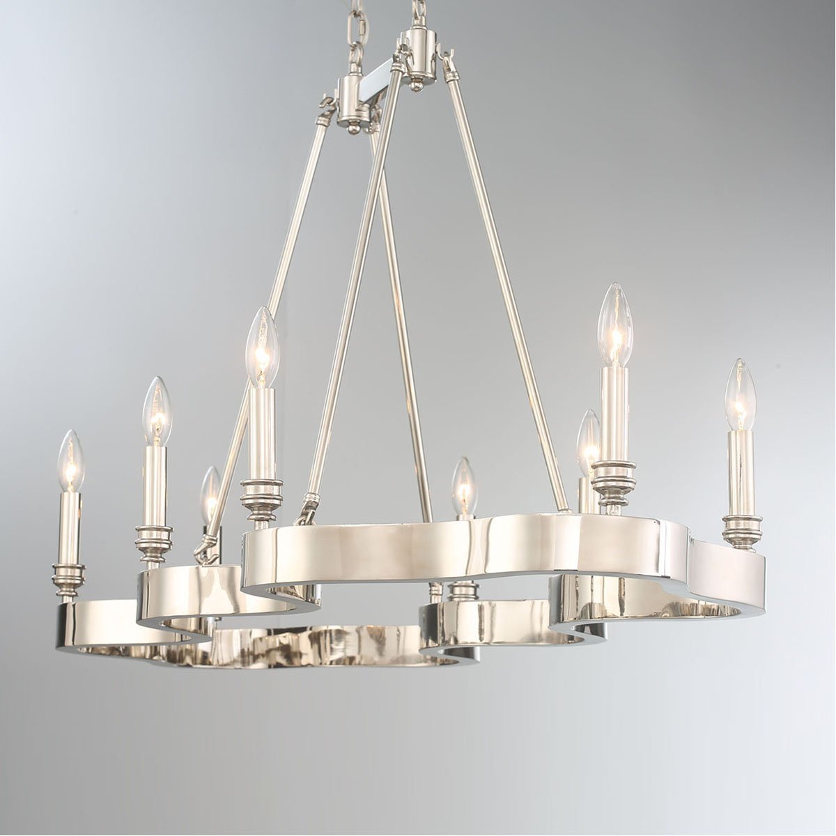 Eurofase Leyton 8-Light Oval Chandelier