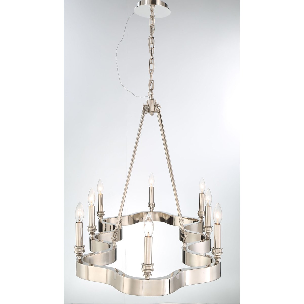 Eurofase Leyton 8-Light Oval Chandelier