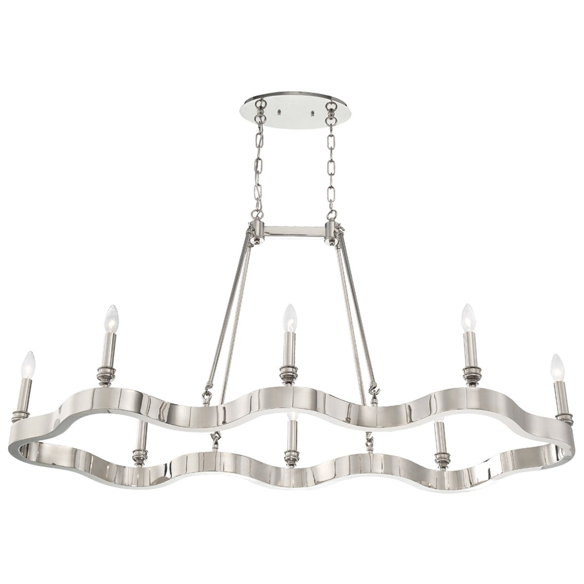 Eurofase Leyton 8-Light Oval Chandelier