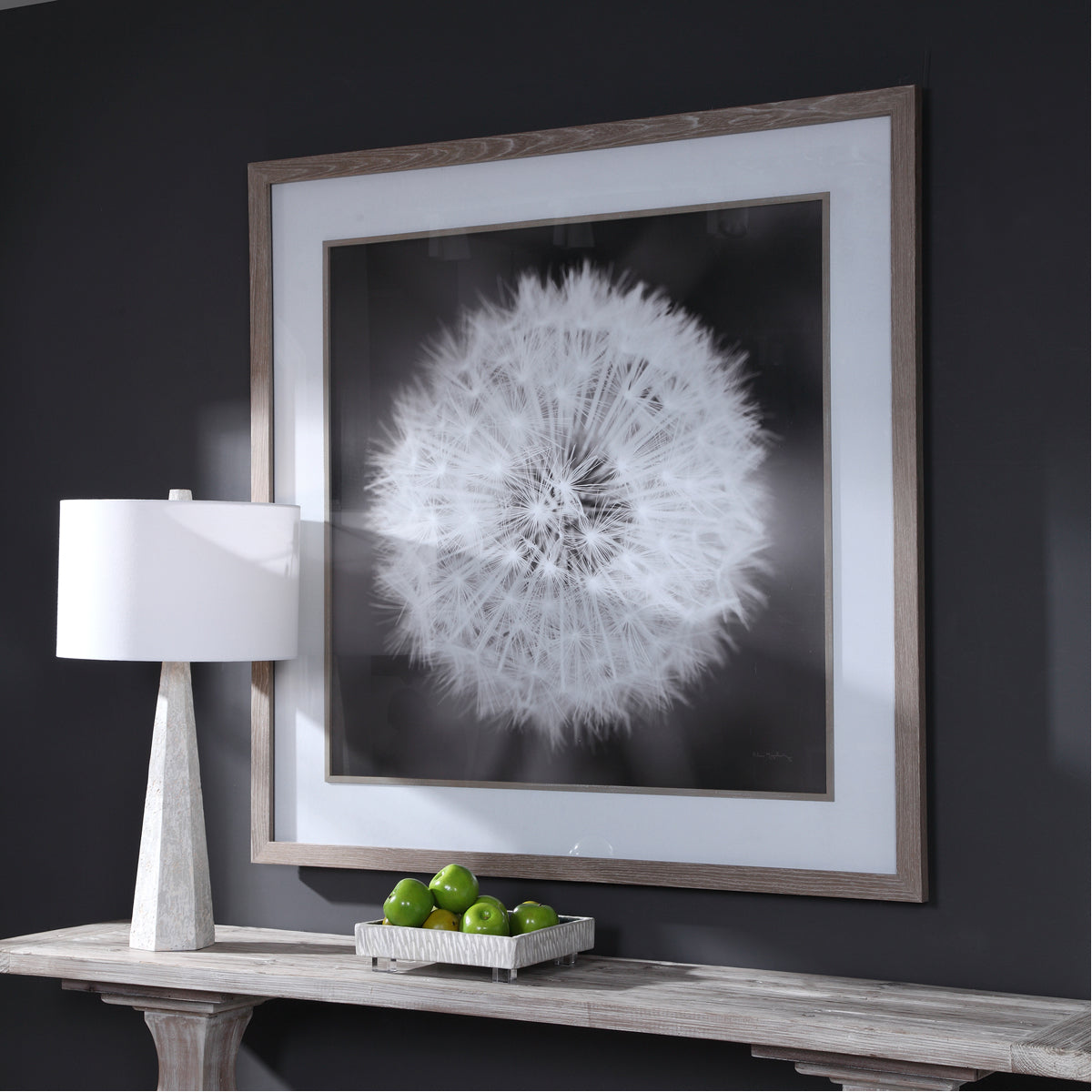 Uttermost Dandelion Seedhead Framed Print