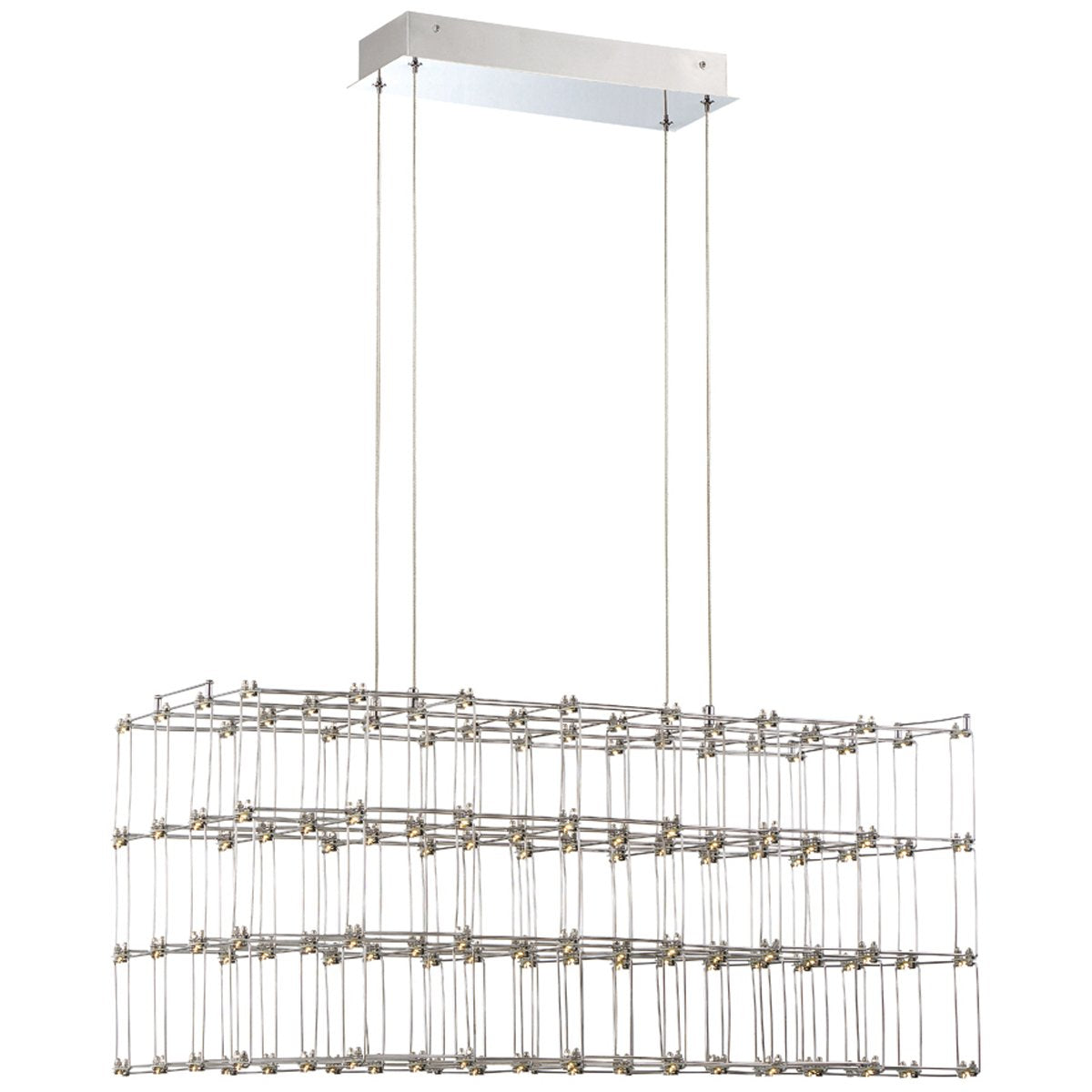 Eurofase Linwood 25W LED Rectangular Chandelier