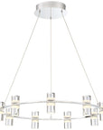 Eurofase Netto 36W Small LED Round Chandelier