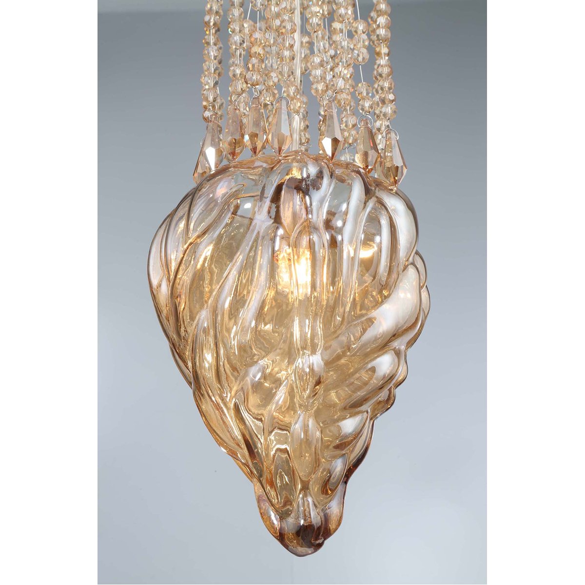 Eurofase Cascata 7-Light Oval Chandelier