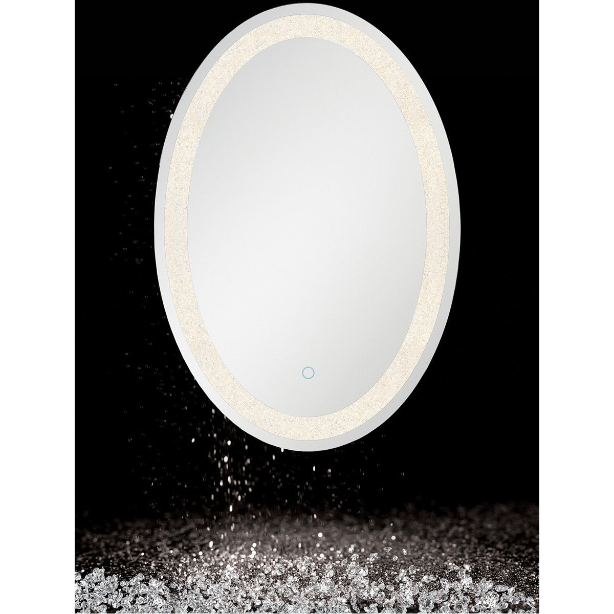 Eurofase Back-lit LED Oval Crystal Mirror