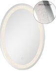 Eurofase Back-lit LED Oval Crystal Mirror