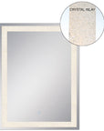 Eurofase Back-lit LED Rectangular Crystal Mirror