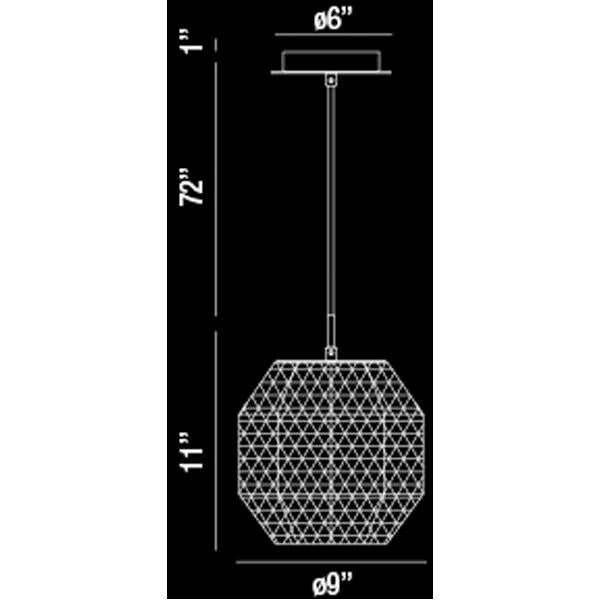 Eurofase Catalda 1-Light Pendant