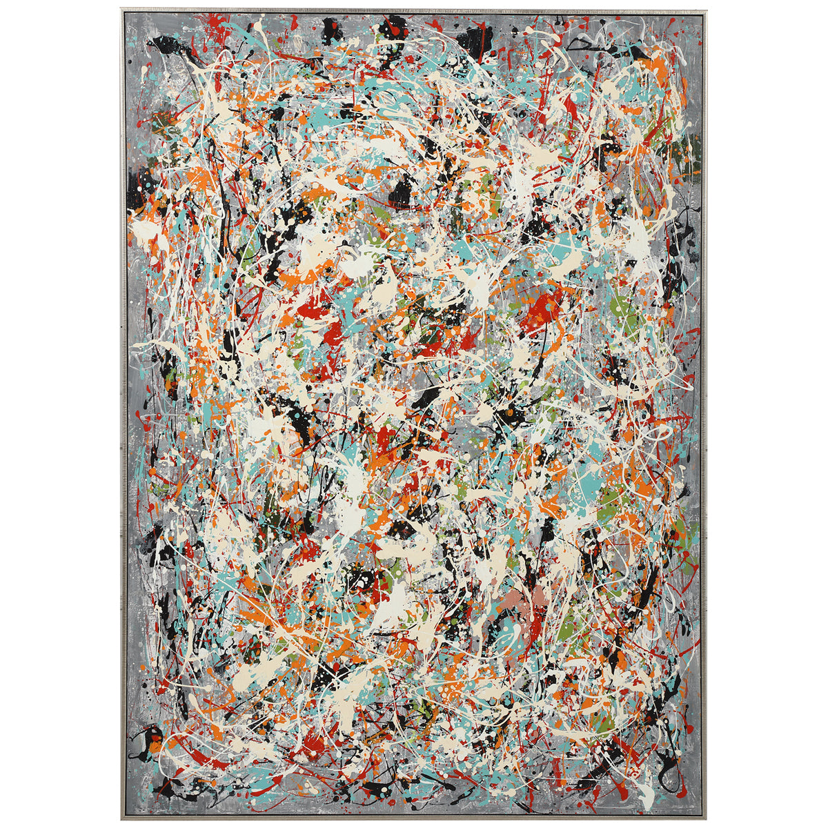 Uttermost Organized Chaos Hand-Painted Canvas Art