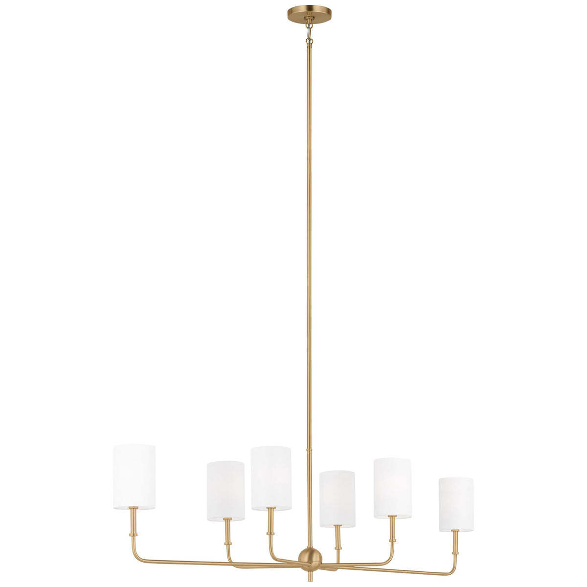 Sea Gull Lighting Foxdale 6-Light Linear Chandelier