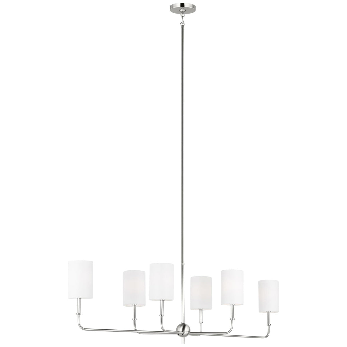 Sea Gull Lighting Foxdale 6-Light Linear Chandelier