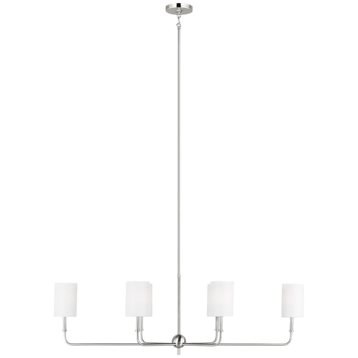 Sea Gull Lighting Foxdale 6-Light Linear Chandelier