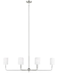 Sea Gull Lighting Foxdale 6-Light Linear Chandelier