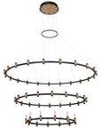 Eurofase Albany 60-Inch 3-Tier Round Chandelier