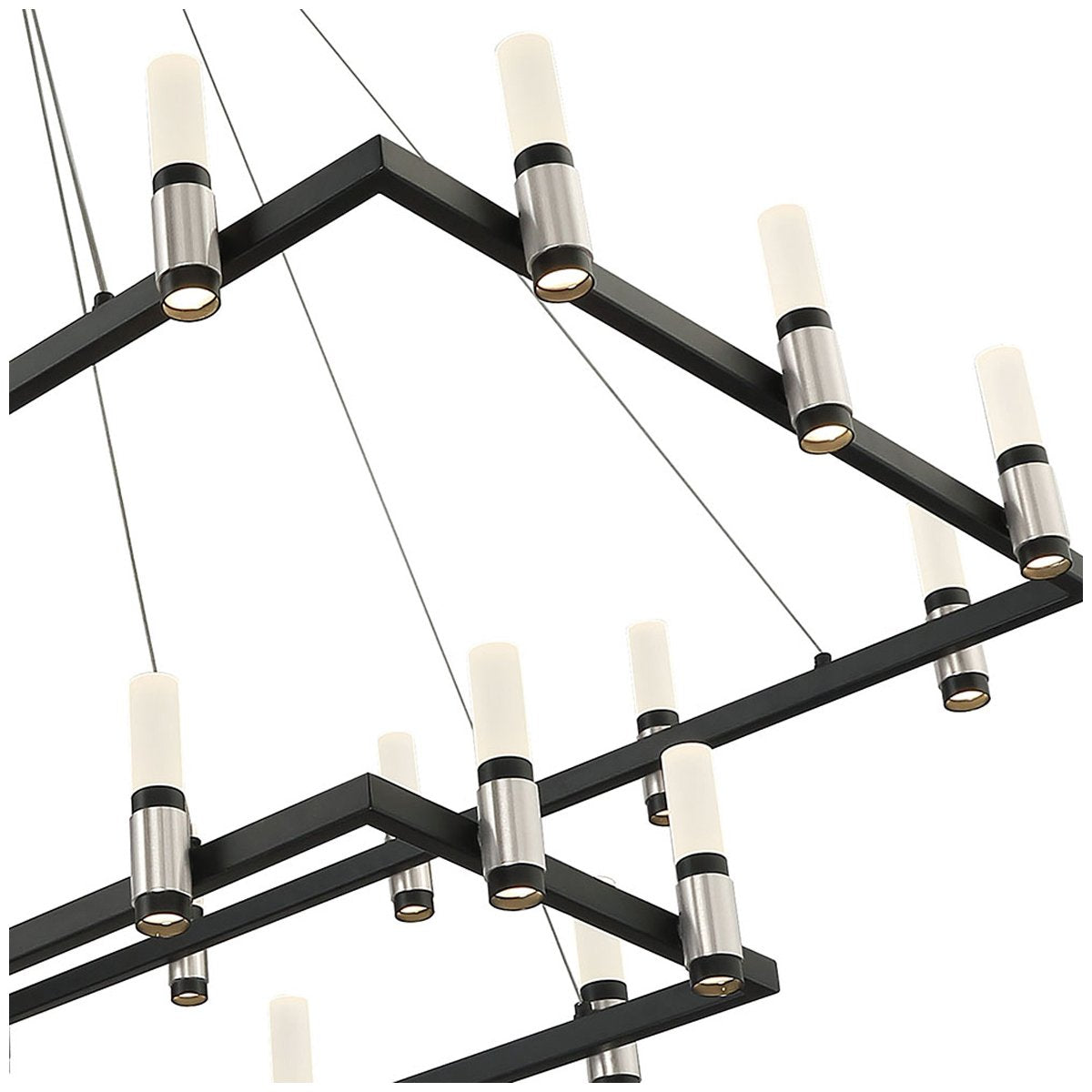 Eurofase Altamont 52-Inch 2-Tier Rectangular Chandelier