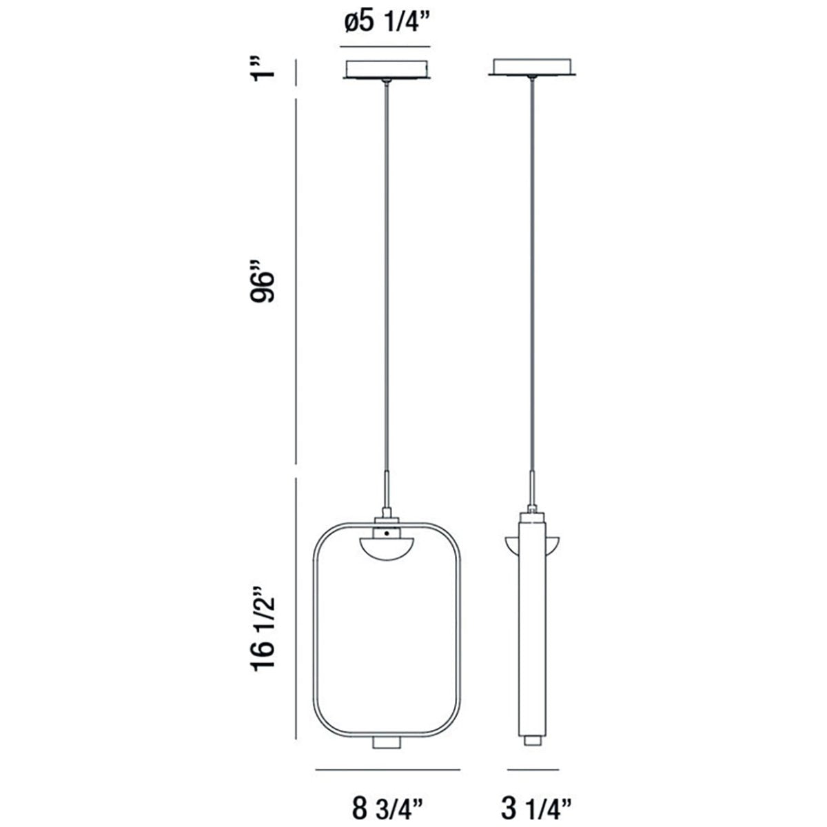 Eurofase Dagmar 9-Inch Pendant