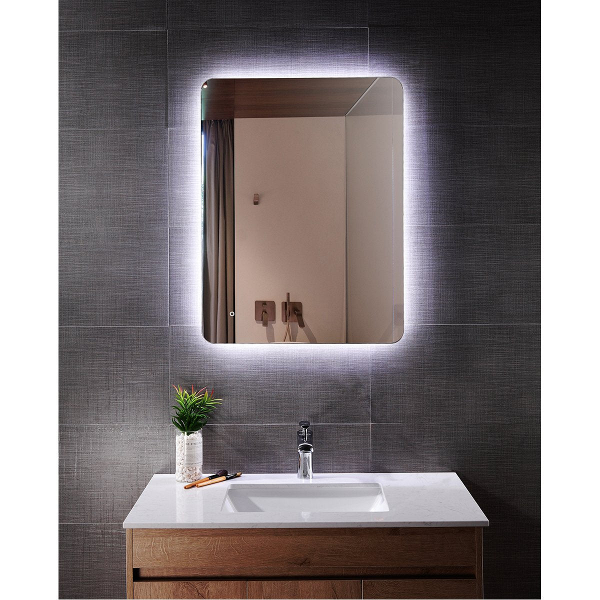 Eurofase 25-Inch Rectangular LED Mirror