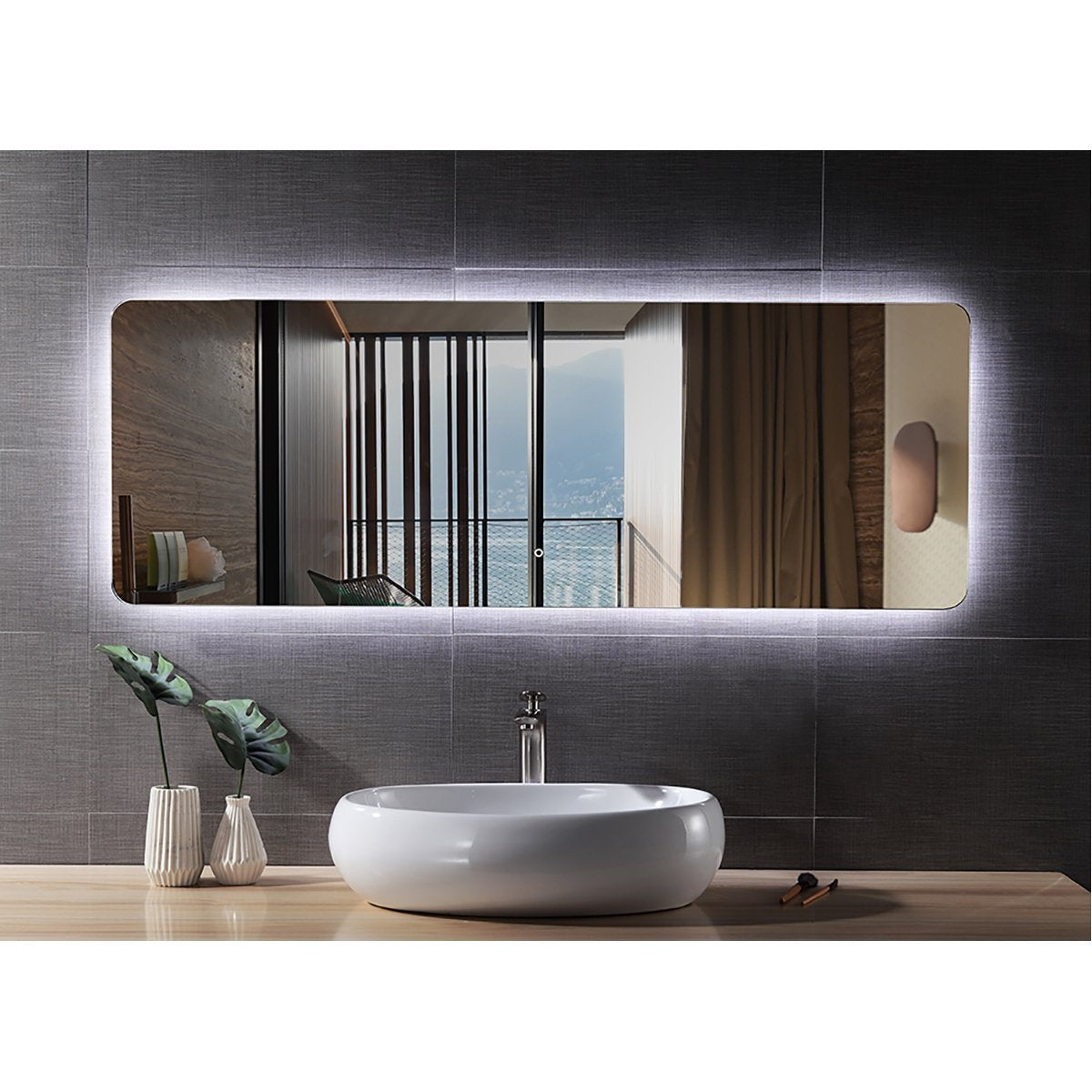 Eurofase 55-Inch Rectangular LED Mirror