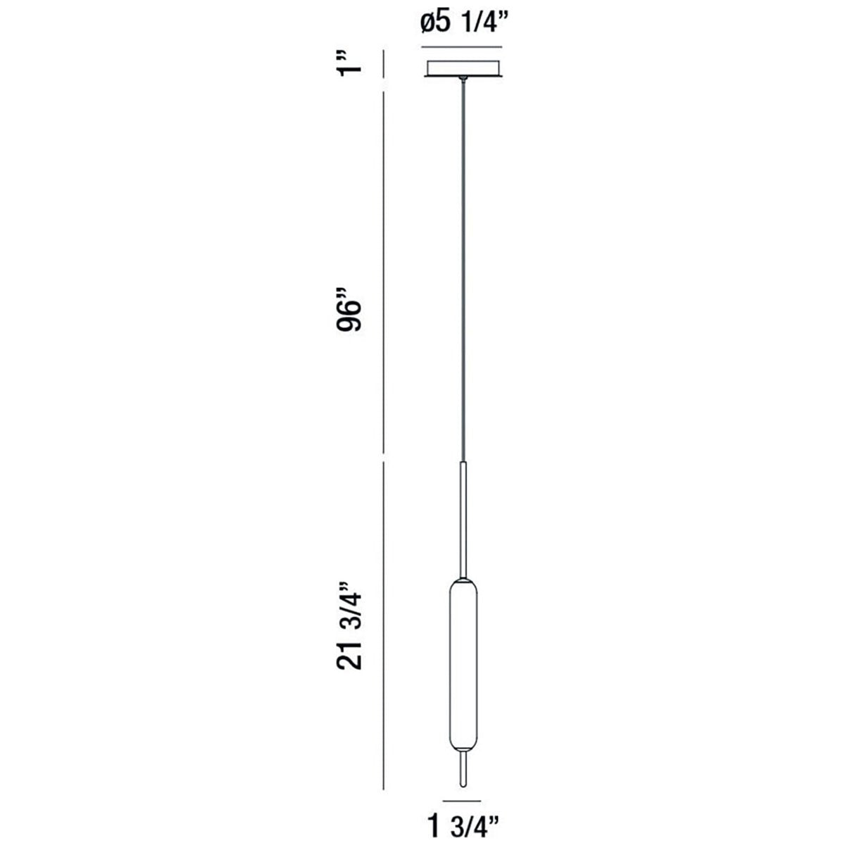 Eurofase Cumberland 2-Inch Pendant