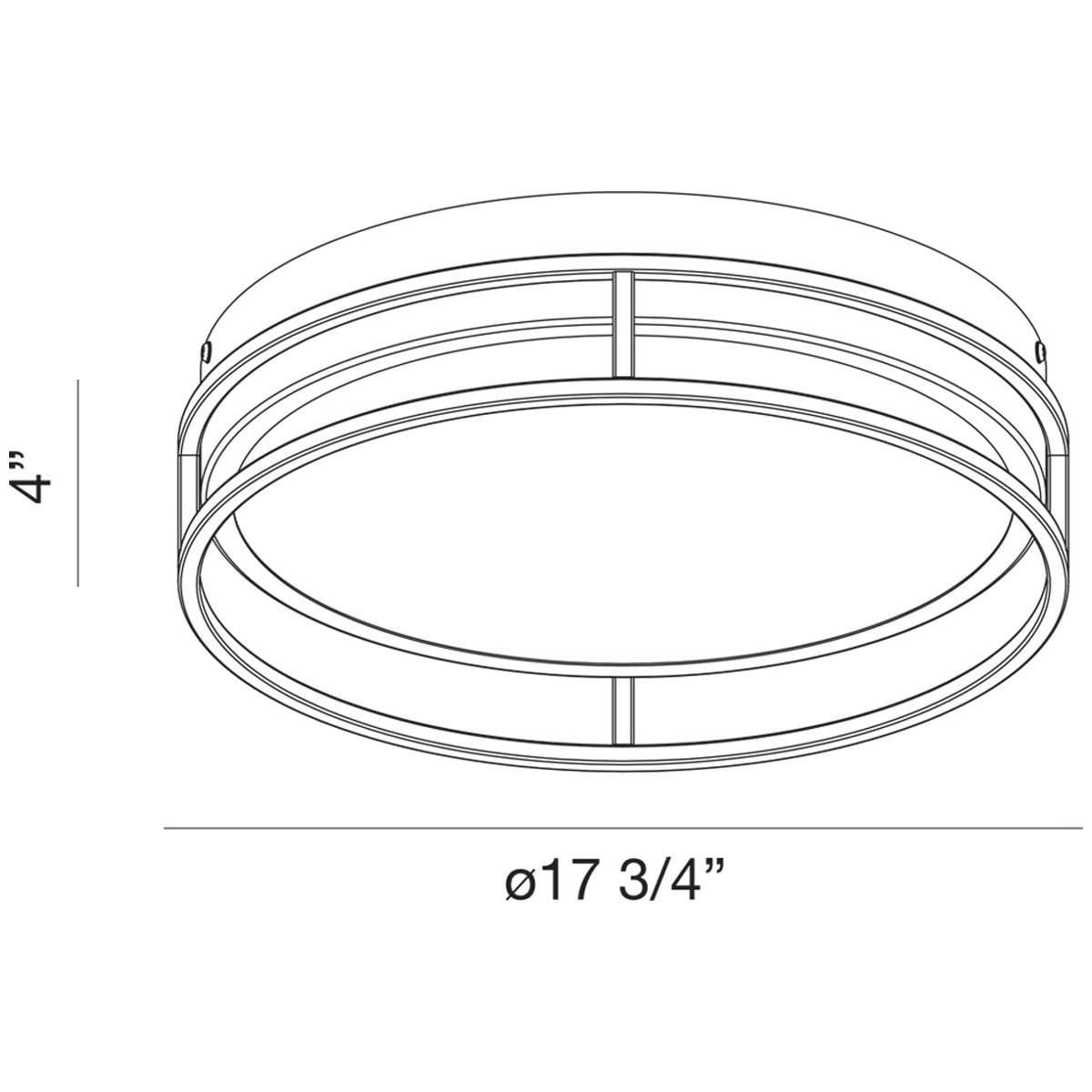 Eurofase Grafice Large LED Flushmount