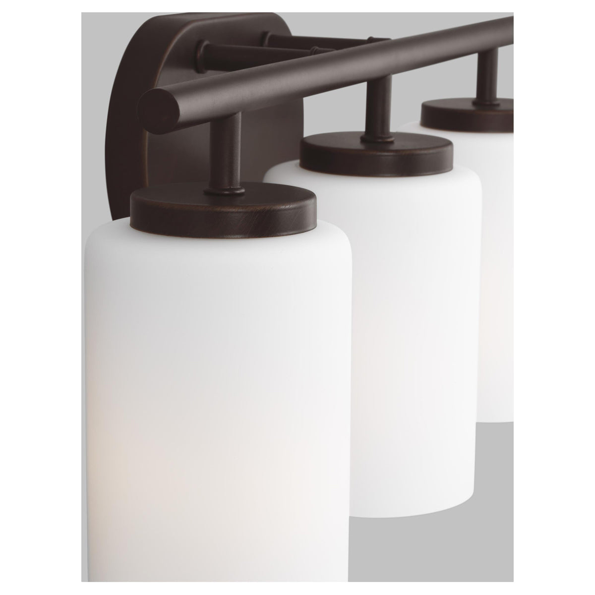 Sea Gull Lighting Oslo 3-Light Wall/Bath Sconce with Bulb