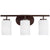 Sea Gull Lighting Oslo 3-Light Wall/Bath Sconce with Bulb