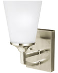 Sea Gull Lighting Hanford 1-Light Wall/Bath Sconce with Bulb