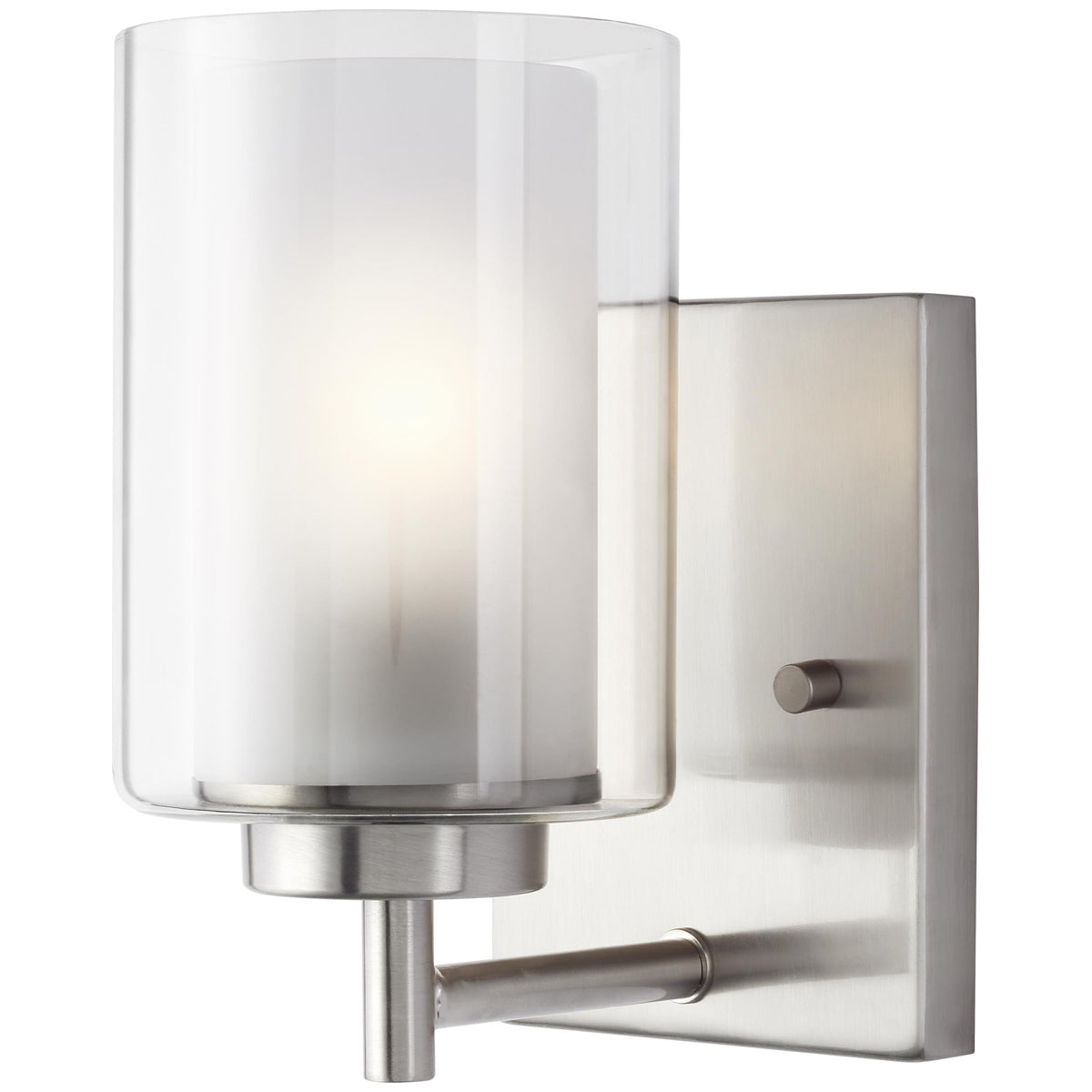 Sea Gull Lighting Elmwood Park 1-Light Wall/Bath Sconce with Bulb