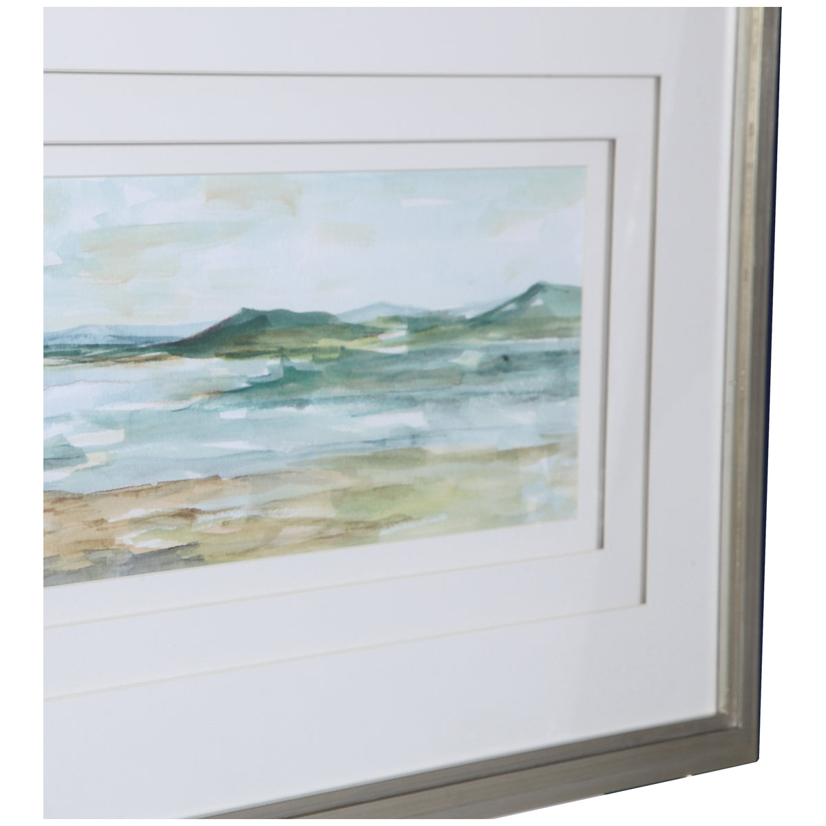 Uttermost Panoramic Seascape Framed Prints, Set of 2