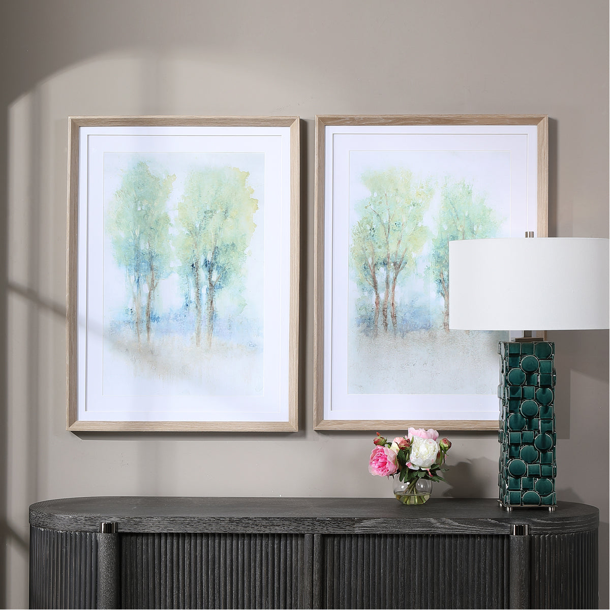 Uttermost Meadow View Framed Prints, Set of 2