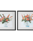 Uttermost Fresh Flowers Watercolor Prints, Set of 2