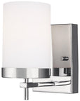 Sea Gull Lighting Zire 1-Light Wall/Bath Sconce with Bulb