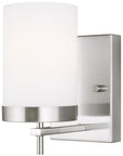 Sea Gull Lighting Zire 1-Light Wall/Bath Sconce with Bulb