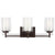 Sea Gull Lighting Elmwood Park 3-Light Wall/Bath Sconce with Bulb