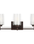 Sea Gull Lighting Elmwood Park 3-Light Wall/Bath Sconce with Bulb