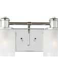 Sea Gull Lighting Norwood 2-Light Wall/Bath Sconce with Bulb